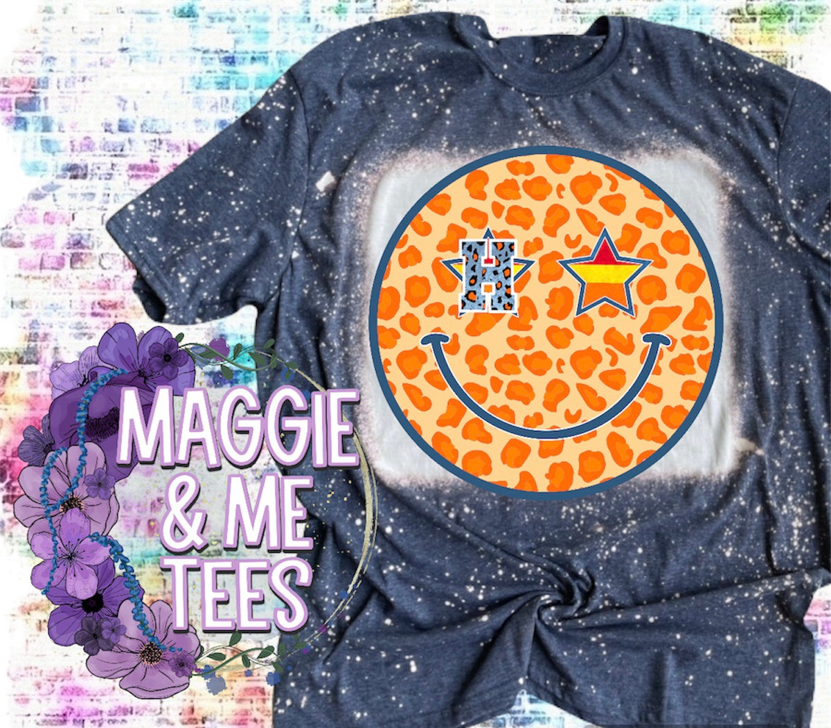 ASTROS BASEBALL TEE – Maggie & Me Tees LLC