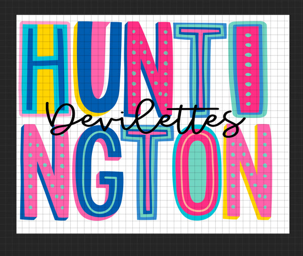 RETRO HUNTINGTON DEVILETTES