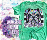 FAUX BLING BULLDOGS TEE