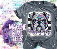 FAUX BLING BULLDOGS TEE