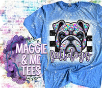 FAUX BLING BULLDOGS TEE