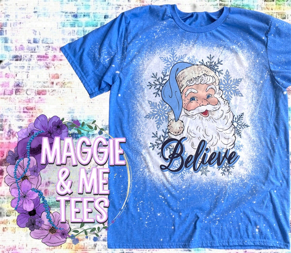 BELIEVE BLUE SANTA