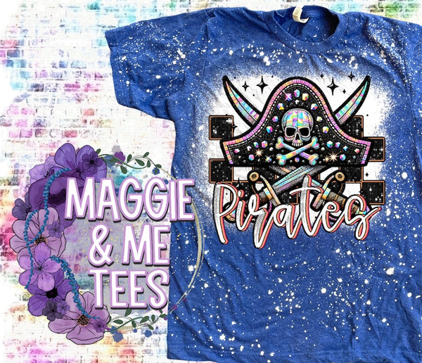 FAUX BLING PIRATES TEE