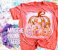 RETRO PUMPKINS FAUX EMBROIDERY