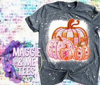 RETRO PUMPKINS FAUX EMBROIDERY