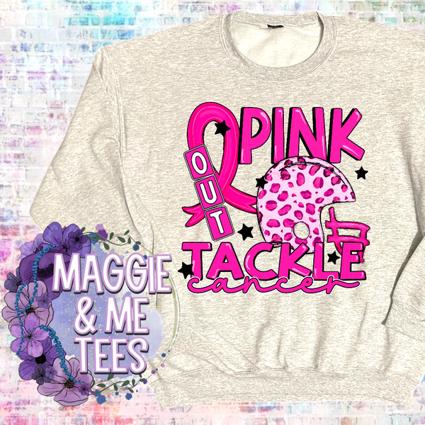 PINK OUT TACKLE CANCER