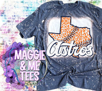 ASTROS TEXAS LEOPARD TEE