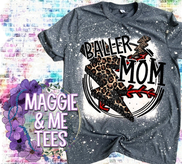 BALLER MOM BASEBALL TEE