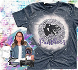 PANTHERS  LEOPARD TEE