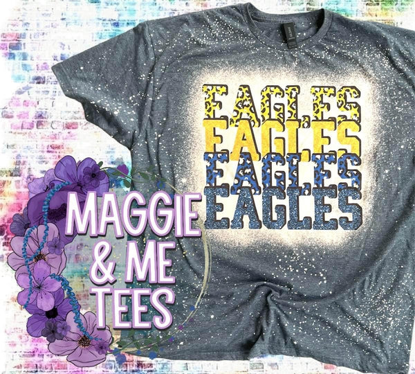 BLUE & GOLD EAGLES TEE