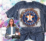 HOUSTON ASTROS LEOPARD TEE