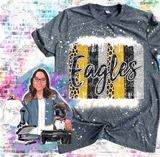 WOODVILLE EAGLES BRUSHSTROKE TEE